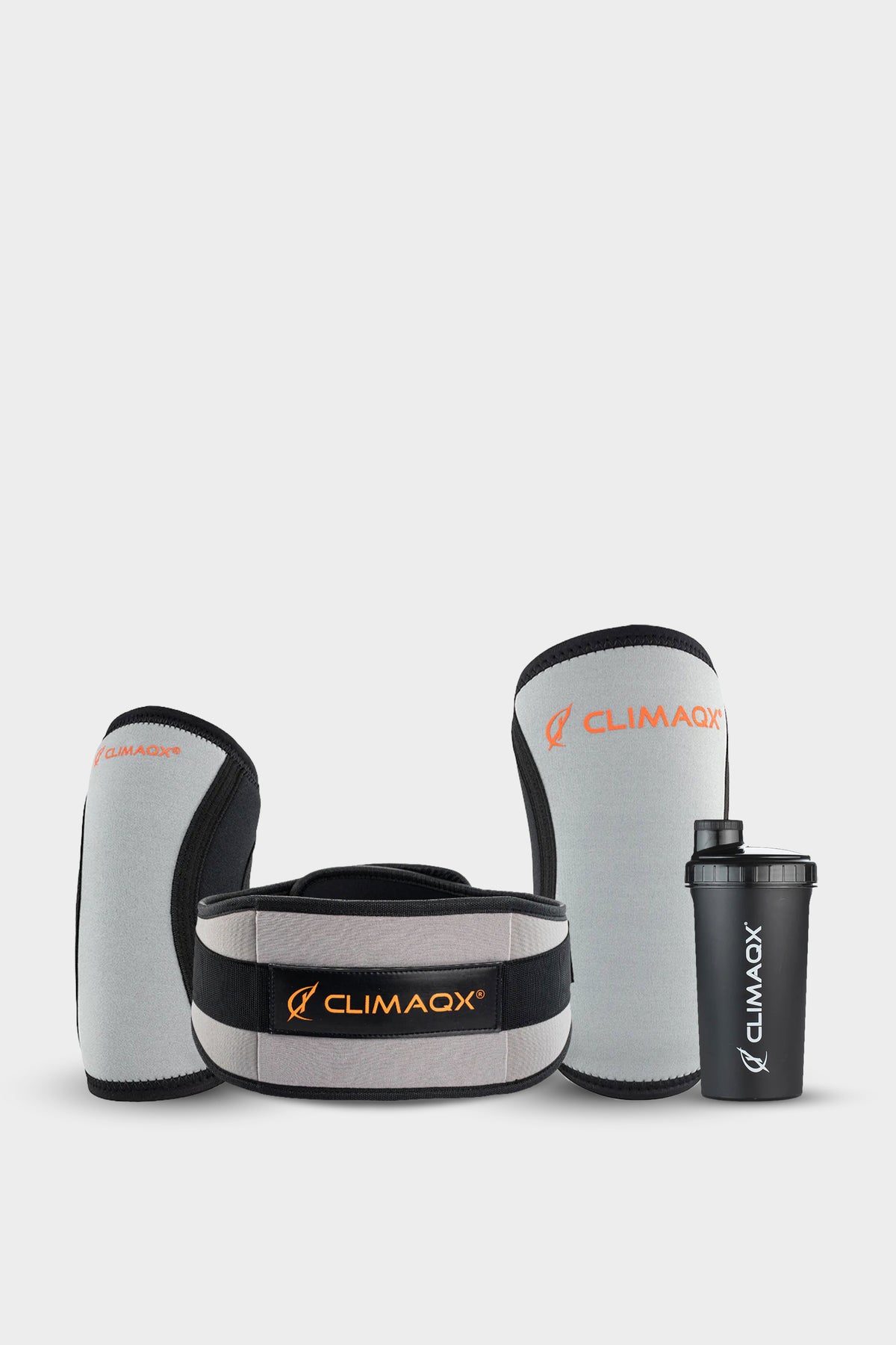 Bundle Protection Grau – Gürtel, Knie & Arm