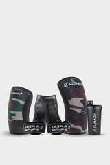 Bundle Essential Green-Camouflage – Grips, Knie & Arm
