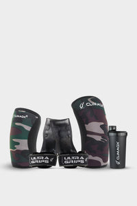 Bundle Essential Green-Camouflage – Grips, Knie & Arm