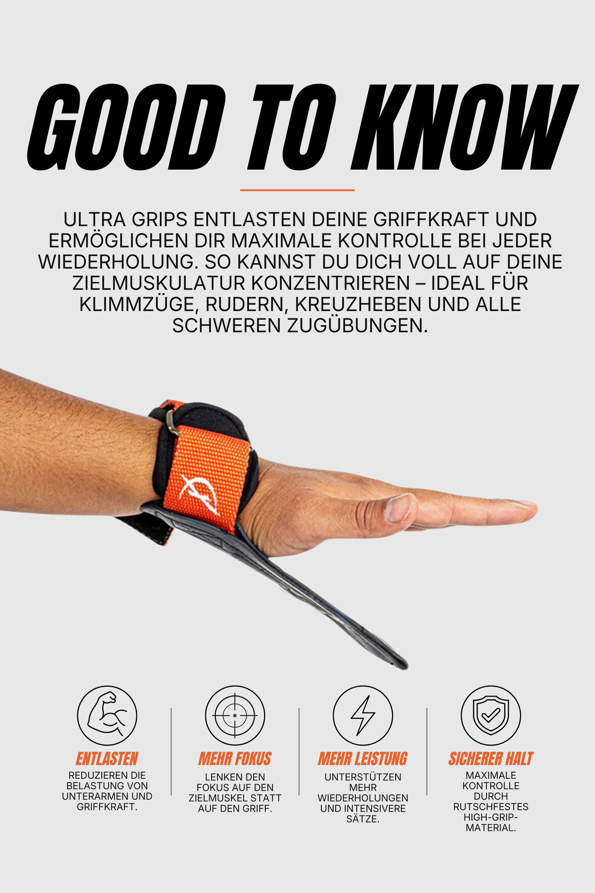 Zughilfen Ultra Grips Herren