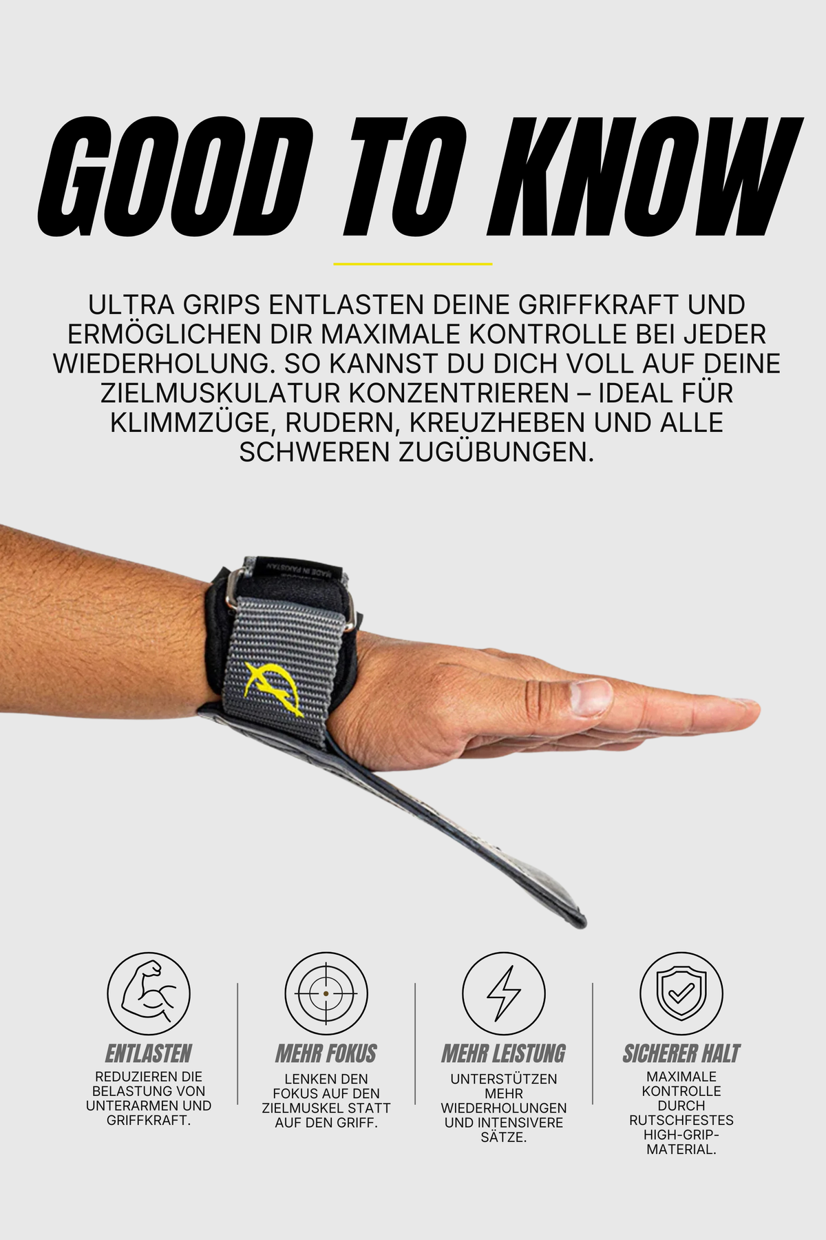 Zughilfen Ultra Grips Herren