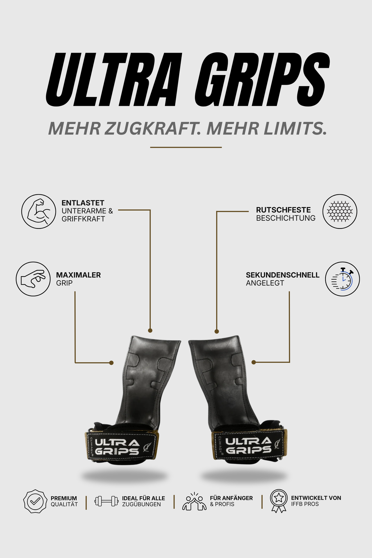 Zughilfen Ultra Grips Herren