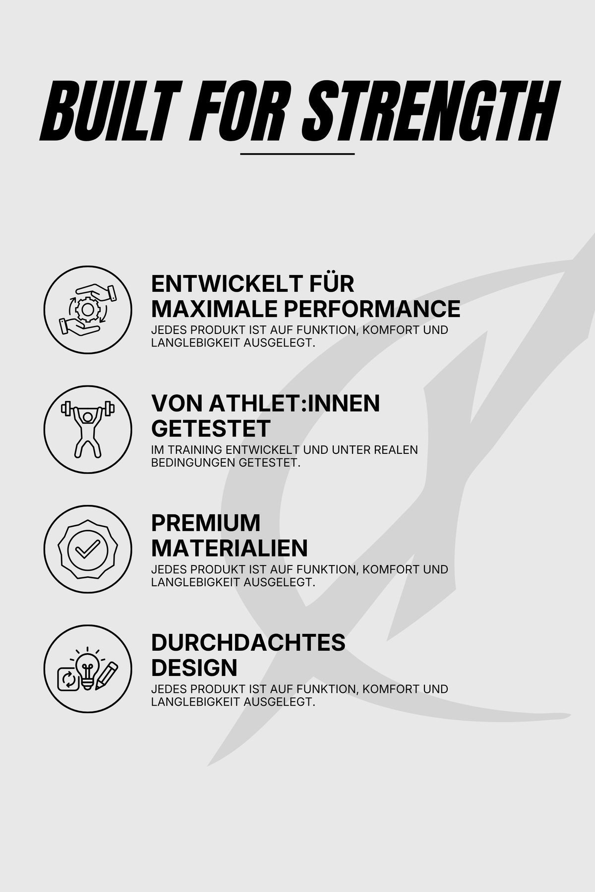 Gewichthebergürtel Strongman Echtleder XS - XL