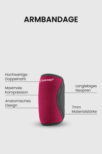 Bundle Essential Schwarz/Rot – Grips, Knie & Arm