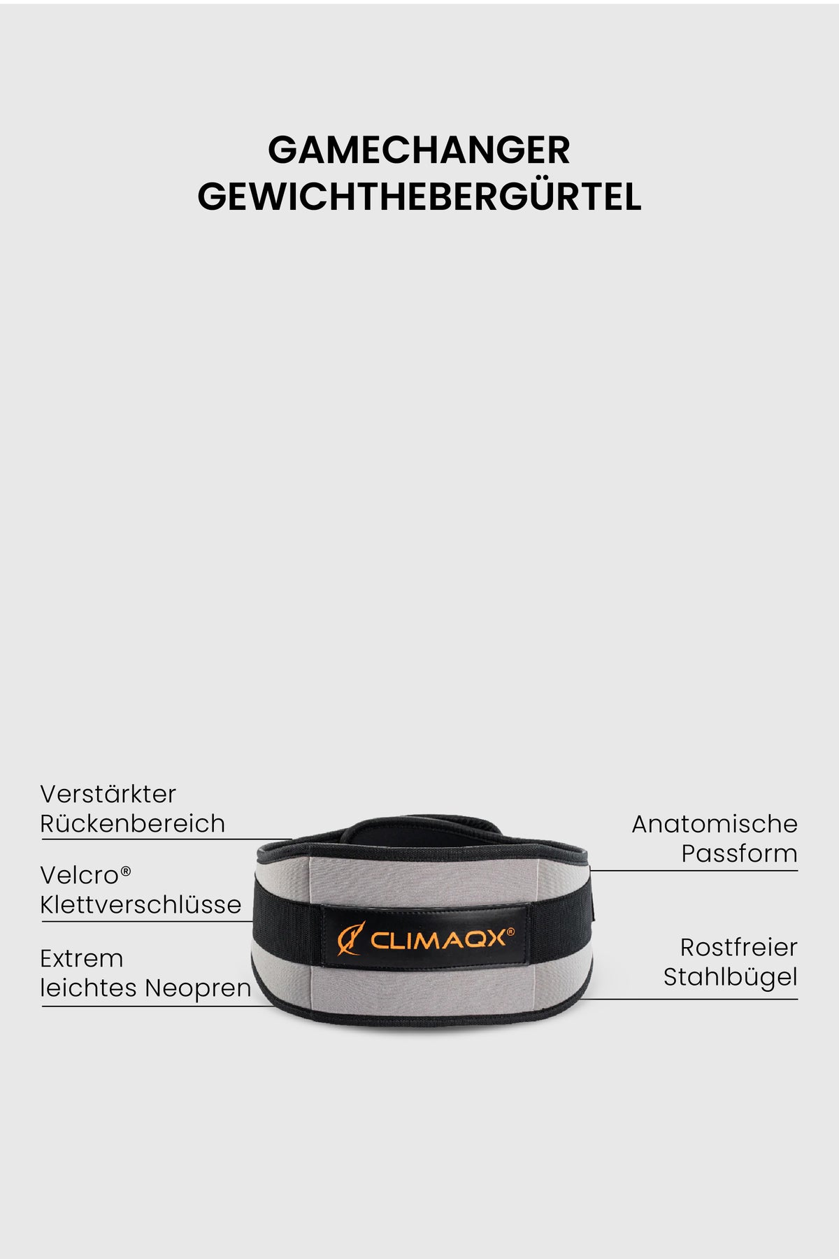 Bundle Protection Grau – Gürtel, Knie & Arm