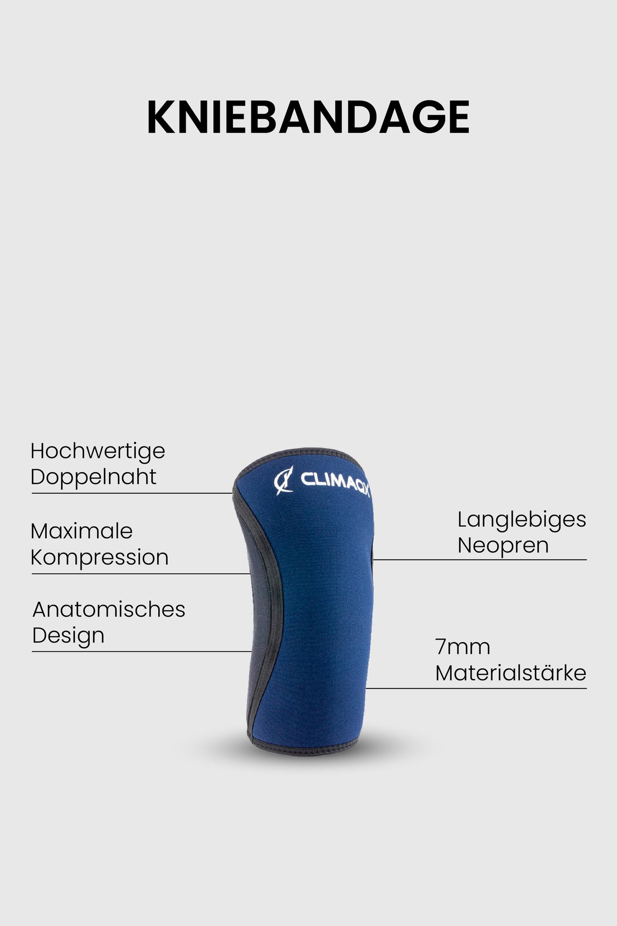 Bundle Protection Mitternachtsblau – Gürtel, Knie & Arm