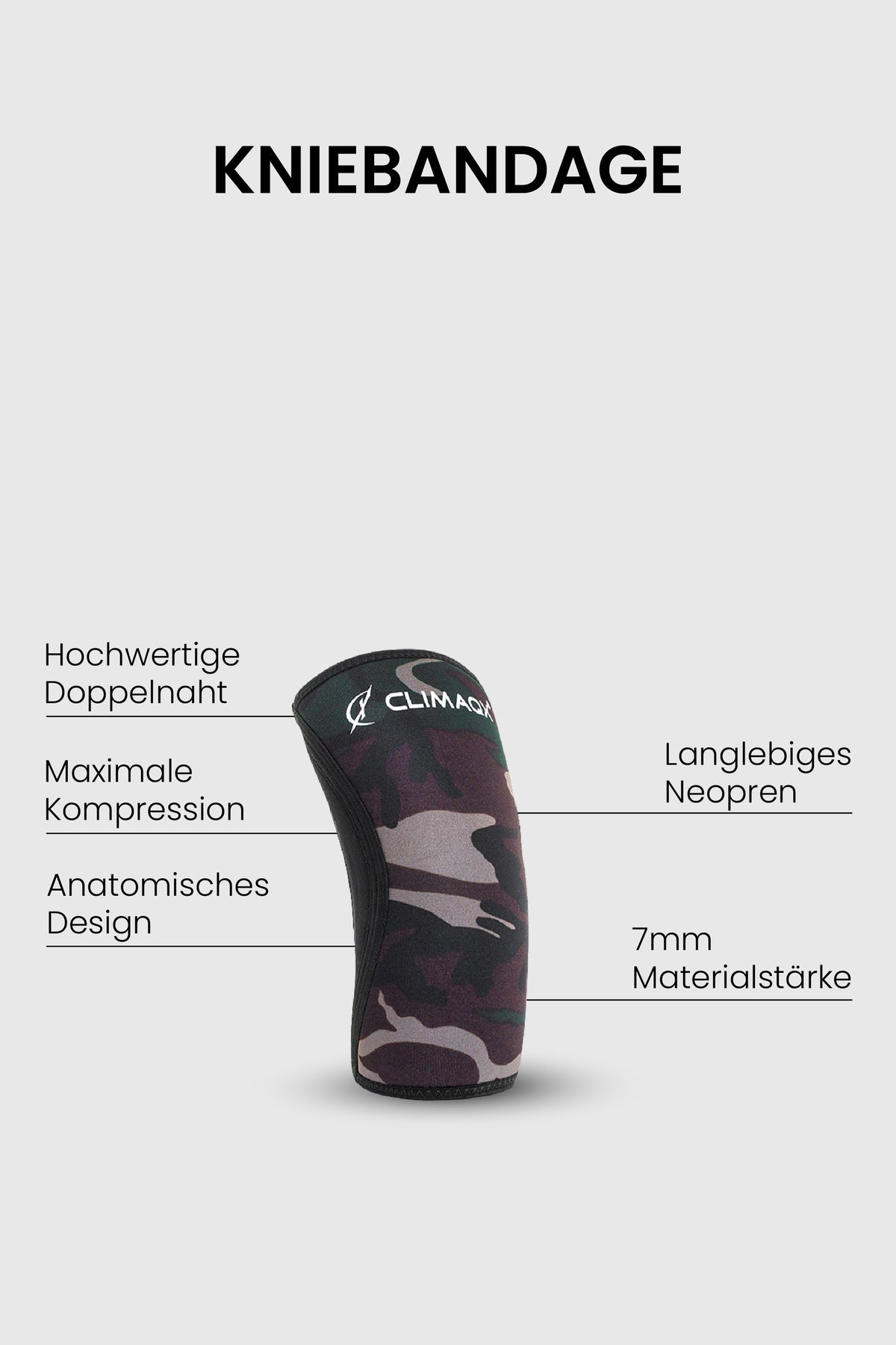 Bundle Essential Green-Camouflage – Grips, Knie & Arm