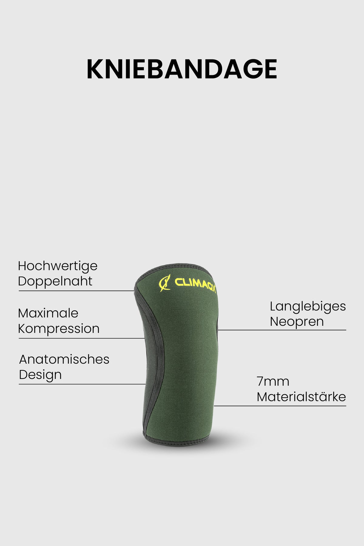 Bundle Essential Schwarz/Khaki – Grips, Knie & Arm